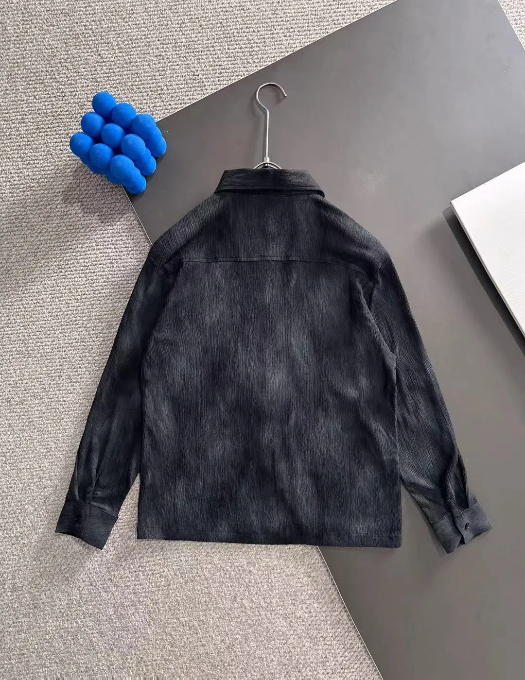 Next day shipping P360 Big Goose 2025 Autumn Men's Thin Breasted Fashion Tie-Dye Long Sleeve Shirt New Loose Versatile Lapel Top Casual Trendy Men's Shirt Size: M-3XL